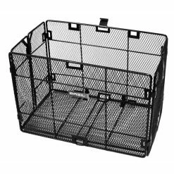 Basil Catania Rad-Klappkorb, Schwarz 33 X 20 X 23 Cm