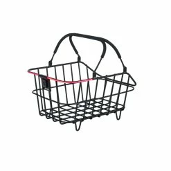 Basil CENTO ALU MULTI SYSTEM NORDLICHT Gepäckträgerkorb, Matt Schwarz Geeignet Für MIK, Racktime,i-Rack/Carrymore Exkl. Adapterplatten LED Beleuchtung