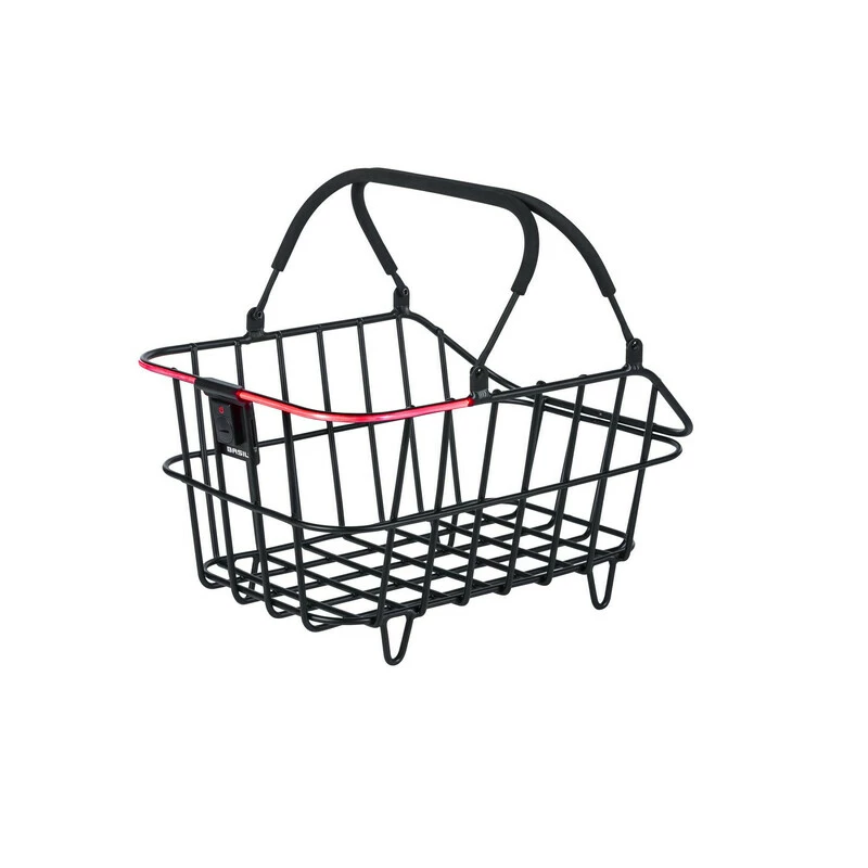 Basil CENTO ALU MULTI SYSTEM NORDLICHT Gepäckträgerkorb, Matt Schwarz Geeignet Für MIK, Racktime,i-Rack/Carrymore Exkl. Adapterplatten LED Beleuchtung 1 Basil CENTO ALU MULTI SYSTEM NORDLICHT Gepäckträgerkorb, Matt Schwarz Geeignet Für MIK, Racktime,i-Rack/Carrymore Exkl. Adapterplatten LED Beleuchtung