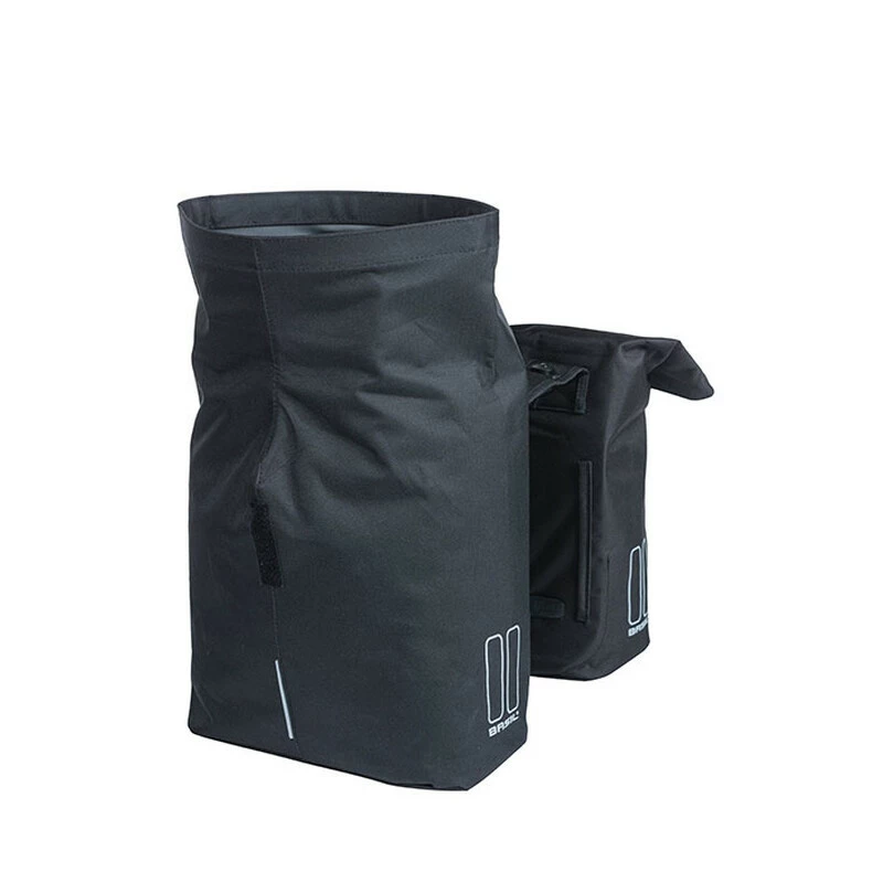 Basil City Fahrrad Doppeltasche MIK, 28-32L, Schwarz 5 Basil City Fahrrad Doppeltasche MIK, 28-32L, Schwarz – Bild 5