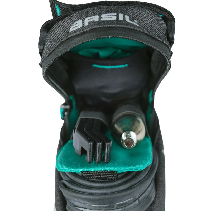 Basil Discovery 365D Satteltasche S, 0.5L, Schwarz Melee 4 Basil Discovery 365D Satteltasche S, 0.5L, Schwarz Melee – Bild 4