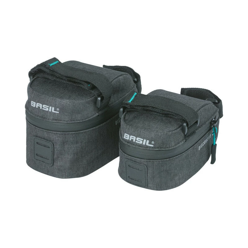 Basil Discovery 365D Satteltasche S, 0.5L, Schwarz Melee 5 Basil Discovery 365D Satteltasche S, 0.5L, Schwarz Melee – Bild 5