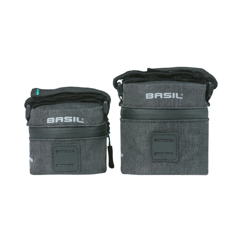 Basil Discovery 365D Satteltasche S, 0.5L, Schwarz Melee 6 Basil Discovery 365D Satteltasche S, 0.5L, Schwarz Melee – Bild 6