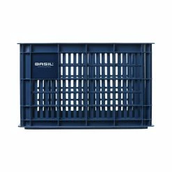 BASIL Fahrradkiste Crate Kunststoff-Fahrradkasten, Medium 33L, Blau