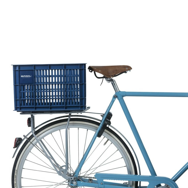 BASIL Fahrradkiste Crate Kunststoff-Fahrradkasten, Medium 33L, Blau 7 BASIL Fahrradkiste Crate Kunststoff-Fahrradkasten, Medium 33L, Blau – Bild 7