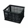 BASIL Fahrradkiste Crate Kunststoff-Fahrradkasten, Medium 33L, Schwarz