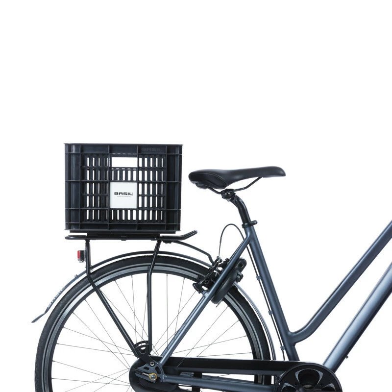 Basil Fahrradkiste M, 29.5L, Recycelter Kunststoff, Black 6 Basil Fahrradkiste M, 29.5L, Recycelter Kunststoff, Black – Bild 6