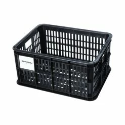 Basil Fahrradkiste S, 17.5L, Recycelter Kunststoff, Black