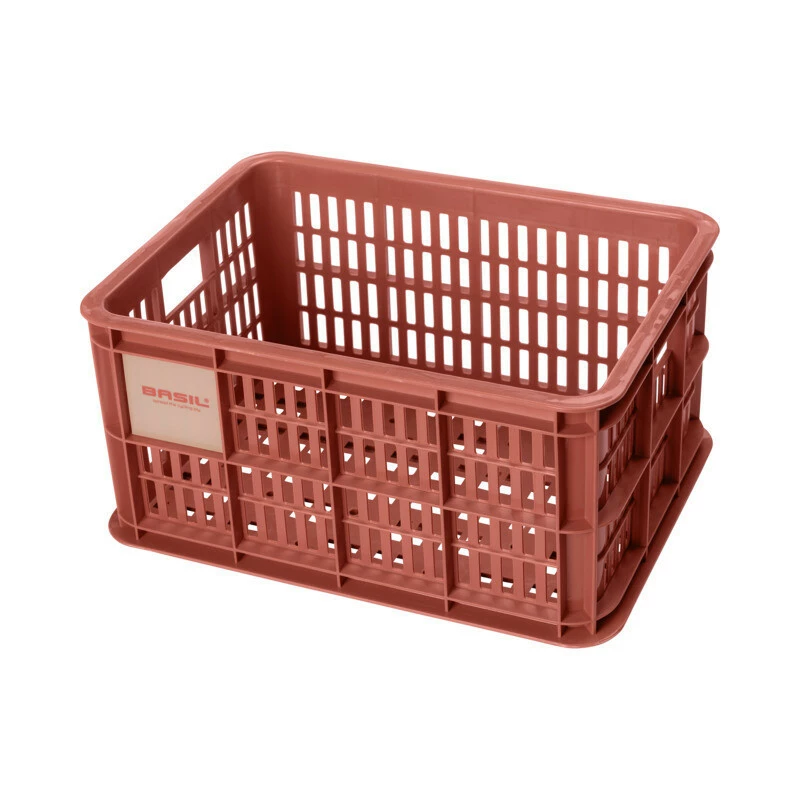 Basil Fahrradkiste S, 17.5L, Recycelter Kunststoff,terra Red 1 Basil Fahrradkiste S, 17.5L, Recycelter Kunststoff,terra Red