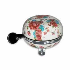 BASIL Fahrradklingel Bloom Fahrradklingel, 80mm &Oslash;, Weiss