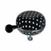 BASIL Fahrradklingel Polkadot Fahrradklingel, 80mm &Oslash;, Schwarz/weiss