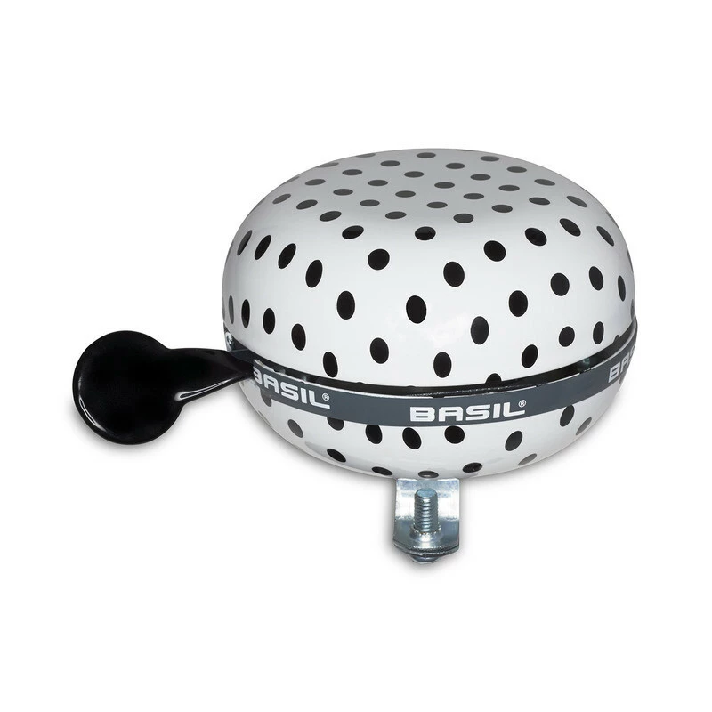 BASIL Fahrradklingel Polkadot Fahrradklingel, 80mm Ø, Weiss/schwarz 1 BASIL Fahrradklingel Polkadot Fahrradklingel, 80mm Ø, Weiss/schwarz
