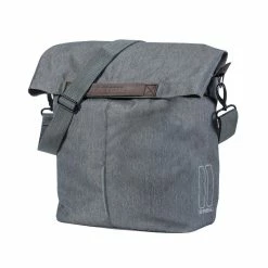 BASIL Gepäckträgertasche City Shopper Einzel, Grau BASIL CITY SHOPPER, Fahrradshopper, 14-16L, Grau