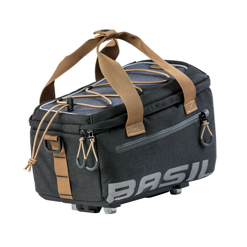 BASIL Gepäckträgertasche Miles MIK, Grau/schwarz BASIL MILES TRUNKBAG MIK, Gepäckträgertasche, 7L, Grau/schwarz 1 BASIL Gepäckträgertasche Miles MIK, Grau/schwarz BASIL MILES TRUNKBAG MIK, Gepäckträgertasche, 7L, Grau/schwarz