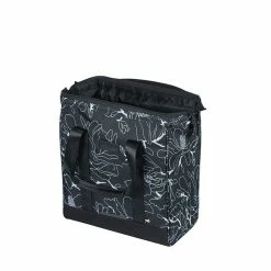 Basil Grand Flower Fahrradshopper, 23L, Schwarz-weiss Hook On-System, Refl., 23L -Anbauten Verkäufe basil grand flower fahrradshopper 23l schwarz weiss hook on system refl 23l5