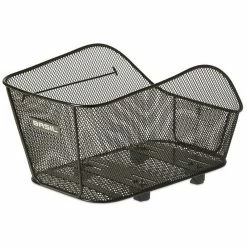 Basil Icon M Korb, Engmaschig, Schwarz WSL-Befestigung, 40x33x25cm, 1.6 Kg