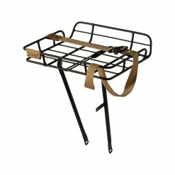 Basil Portland VR-Tr&auml;ger, Mat Schwarz Rohrkopf Montage, St&uuml;tze Mittels Strebe (f&uuml;r &Oslash;12/13mm Achse), Befestigungsband, Max.10kg