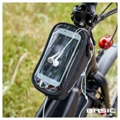 Basil SPORT DESIGN FRAME BAG, Rahmentasche, 1L, Schwarz -Anbauten Verkäufe basil sport design frame bag rahmentasche 1l schwarz4
