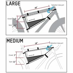 Blackburn Outpost Frame Bag Black S -Anbauten Verkäufe blackburn outpost frame bag black s3