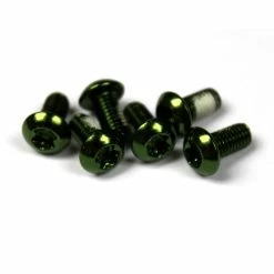Clarks Bremsscheibenschraube Anodisiert 6 St&uuml;ck, Gr&uuml;n