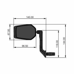 Contec R&uuml;ckspiegel E-View Evo S Dazzlens -Anbauten Verkäufe contec rueckspiegel e view evo s dazzlens5