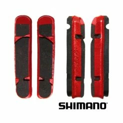 Fulcrum Bremsgummi F&uuml;r Felgen CARBON Shimano Bremsen, BR-BO500X1 Karton &agrave; 2 Paar Rot