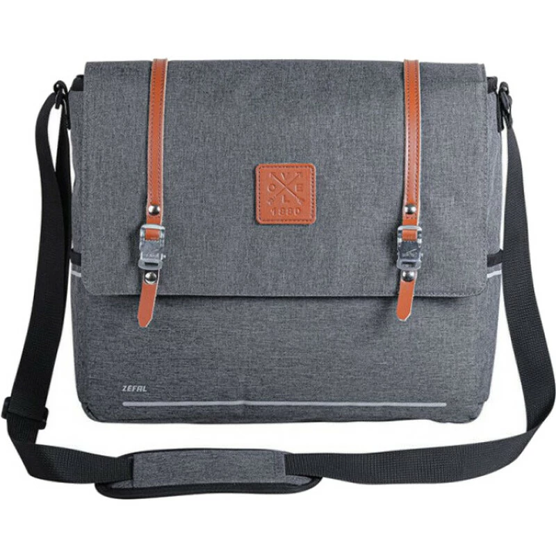 Zéfal Gepäckträger Und Umhängetasche Urban Messenger, Grau, 35 X 30 X 13cm 1 Zéfal Gepäckträger Und Umhängetasche Urban Messenger, Grau, 35 X 30 X 13cm