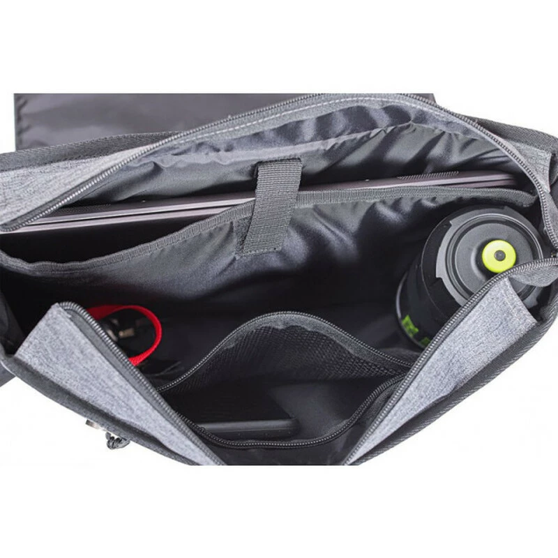 Zéfal Gepäckträger Und Umhängetasche Urban Messenger, Grau, 35 X 30 X 13cm 2 Zéfal Gepäckträger Und Umhängetasche Urban Messenger, Grau, 35 X 30 X 13cm – Bild 2