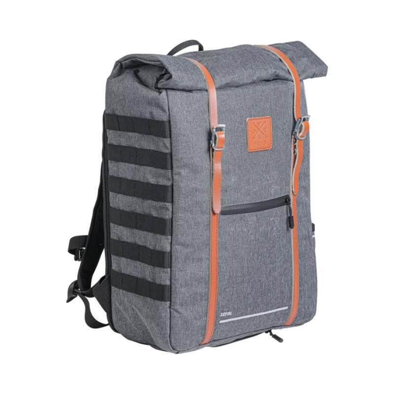 Zéfal Gepäckträgertasche Und Rucksack Urban Backpack, Grau, 30 X 45 X 13cm 1 Zéfal Gepäckträgertasche Und Rucksack Urban Backpack, Grau, 30 X 45 X 13cm