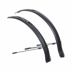 Hebie Schutzblechset Viper S 0755 E SET, Viper S, Mit Streben, Schwarz