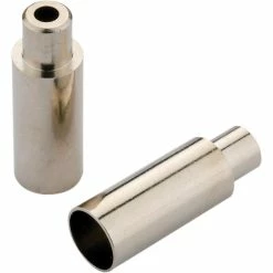Jagwire Adapter Endh&uuml;lsen, OPEN F&uuml;r 5mm H&uuml;llen Zu 4mm, STAHL F&uuml;r Gewickelte H&uuml;llen/Road 100 St&uuml;ck BOT115-6