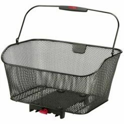 KLICKFIX Klick-fix Korb City Schwarz, Inkl. RT Adapter F&uuml;r Gep&auml;cktr&auml;ger 20L Volumen, Max. 10kg