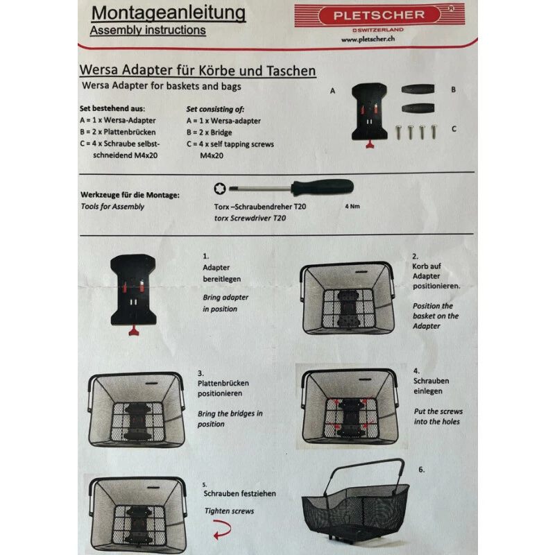 Pletscher Wersa Aluadapter (ohne Korb) 3 Pletscher Wersa Aluadapter (ohne Korb) – Bild 3