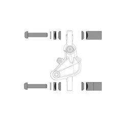 POST SPACER 20S TIT25 CPS BOLTS SRAM