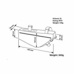 PRO Rahmentasche Gravel Triangle Small Grau -Anbauten Verkäufe pro rahmentasche gravel triangle small grau3