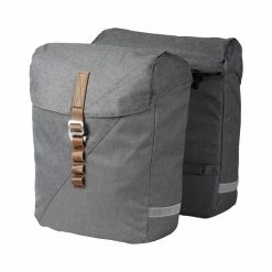 Racktime Doppeltasche Heda, Grau, 32 X 36 X 14cm, Mit Snap-it Adapter -Anbauten Verkäufe racktime doppeltasche heda grau 32 x 36 x 14cm mit snap it adapter3