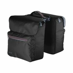 Racktime Doppeltasche Ture, Schwarz, 31 X 36 X 13cm, Mit Snap-it Adapter