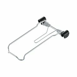 Racktime Federklappe, Clamp-it 2.0 Edelstahl, Rohr Ø 12 Mm, 100 Mm Breit