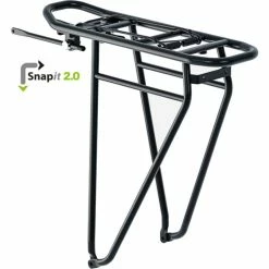 Racktime Gepäckträger Basic 2.0 Tour, Snap-it 2.0, Schwarz, 26", Mit Federklappe