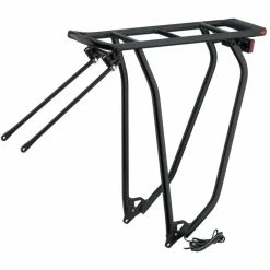 Racktime Gep&auml;cktr&auml;ger Gleamit 2.0 Standard Inkl. R&uuml;cklicht DC, Schwarz, 26/28", 14mm