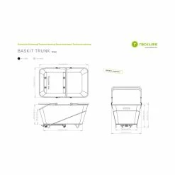 Racktime Gep&auml;cktr&auml;gerkorb Bask-it Trunk Large, Schwarz, 51 X 25.5 X 31cm, Mit Snap-it Adapter -Anbauten Verkäufe racktime gepaecktraegerkorb bask it trunk large schwarz 51 x 255 x 31cm mit snap it adapter4