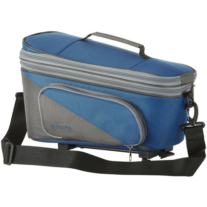 Racktime Gepäckträgertasche Talis Plus, Blau/grau, 38 X 26 X 25cm, Mit Snap-it Adapter 1 Racktime Gepäckträgertasche Talis Plus, Blau/grau, 38 X 26 X 25cm, Mit Snap-it Adapter