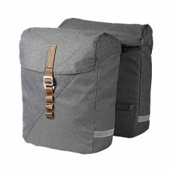 Racktime Heda 2.0 Doppelseitentasche 2x12 Liter, Grau
