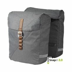 Racktime Heda 2.0 Doppelseitentasche 2x12 Liter, Grau -Anbauten Verkäufe racktime heda 20 doppelseitentasche 2x12 liter grau3