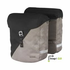 Racktime Racktime Vida 2.0 Doppelseitentasche 2x12 Liter, Schwarz-grau -Anbauten Verkäufe racktime racktime vida 20 doppelseitentasche 2x12 liter schwarz grau3