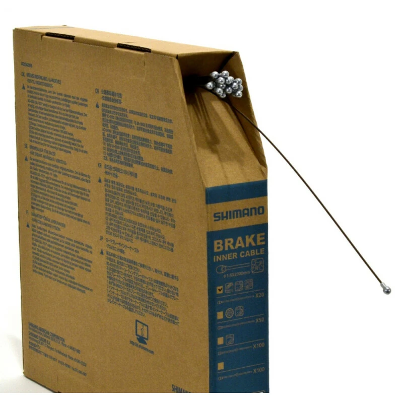 Shimano Dura Ace Bremszüge POLYMER 1,6x2000mm, Y-8YZ 98051, Karton 20 Züge 2 Shimano Dura Ace Bremszüge POLYMER 1,6x2000mm, Y-8YZ 98051, Karton 20 Züge – Bild 2