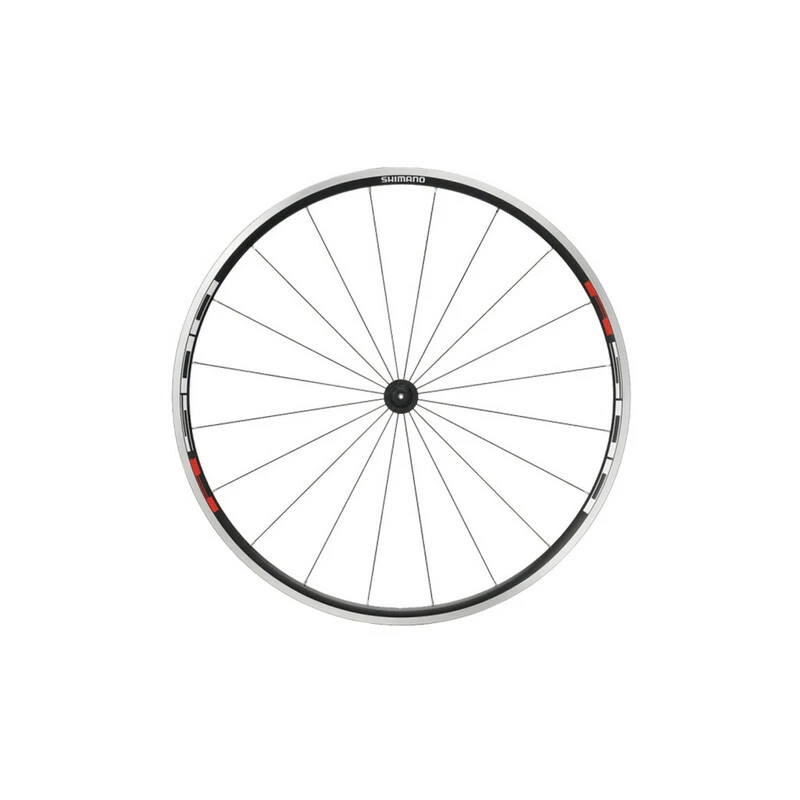 Shimano Road Vorderrad WH-R501-A 28" QR Pneu Schwarz Bladed Spoke Offen 1 Shimano Road Vorderrad WH-R501-A 28" QR Pneu Schwarz Bladed Spoke Offen