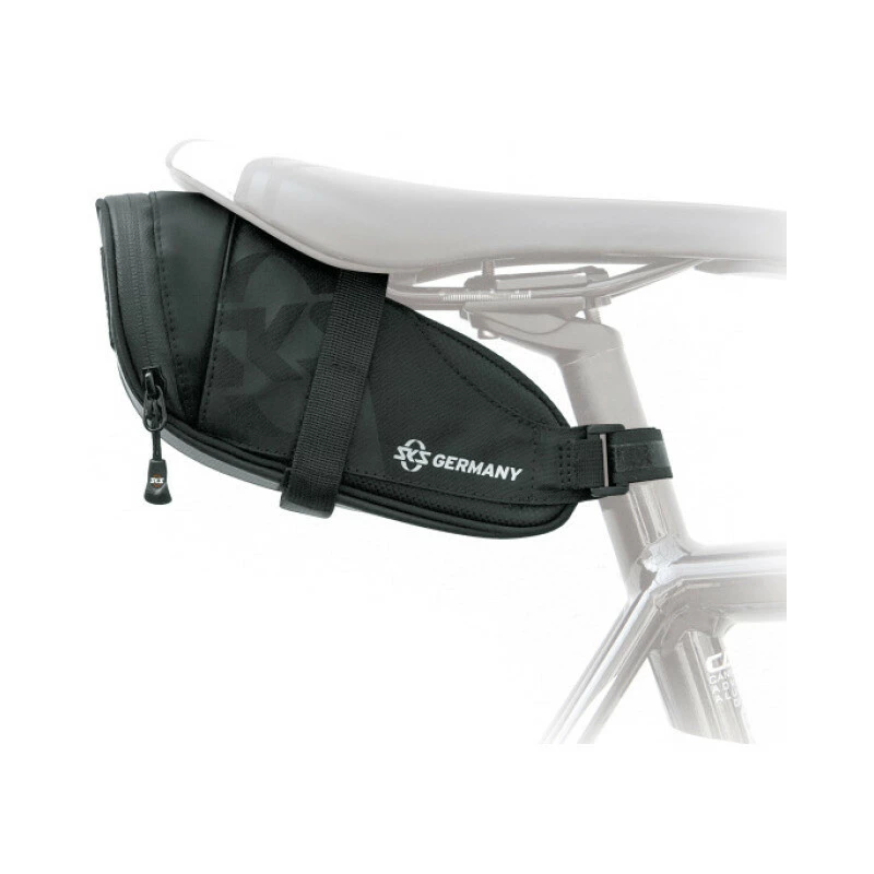 SKS Satteltasche Racer Straps 300 Mit Klettverschluss Schwarz 4 SKS Satteltasche Racer Straps 300 Mit Klettverschluss Schwarz – Bild 4