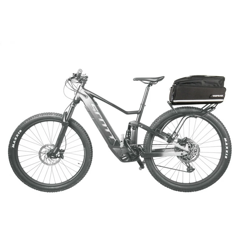 Topeak E-Xplorer TrunkBag Gepäckträgertasche, Ausklappbar, 26 Liter, Schwarz Für Topeak MTX QuickTrack 2.0, 3M Reflektorstreifen Und Lasche Für Rücklicht 4 Topeak E-Xplorer TrunkBag Gepäckträgertasche, Ausklappbar, 26 Liter, Schwarz Für Topeak MTX QuickTrack 2.0, 3M Reflektorstreifen Und Lasche Für Rücklicht – Bild 4