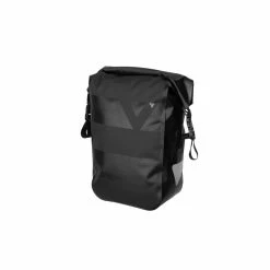Topeak Pannier DryBag, Rolltop Seitentasche, 15L, Schwarz Einzeltasche, 45x26x15cm, QuickLock System, Mit Schultergurt, Wasserdicht